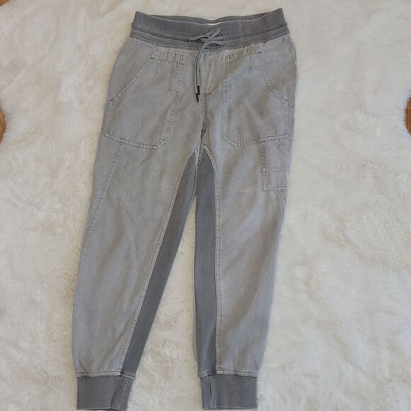 Anthropologie The Nomad High Rise Gray Pull On Joggers Size XS - Picture 5 of 13